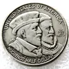 미국 1924 Huguenot-Walloon Tercentenary Half Dollar Silver Plated Copy Coin