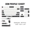 Combo's 124 toetsen/set OEM Profiel Ink Lotus KeyCap PBT Dye Sublimation Key Caps 6.25U voor mechanisch toetsenbord DIY 61 AR21 22 DROPTHEPTING