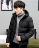 Herr ner est män jacka koreanska trend brödkläder lösa studenten kort douedoune homme vinter bomull vadderad kappa