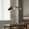 Pendelleuchten Vintage Wabi Sabi Holz Kunst Led Kronleuchter Restaurant Bar Esszimmer Wohnkultur Lichter Loft Treppe Hängelampe Vorrichtung