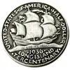 USA 1936 Long Island Commemorative Half Dollar Silver Plated Copy Coin