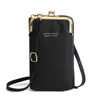 Кошельки Candy Color большой емкость женский кошелек мода Crossbody Mobile Phone Bag Ladies Portable Money Clip Organizer Card Organizer