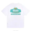 Designer Mode Vêtements T-shirts T-shirt Niche Beauté Tendance Rhude Racing Crest 2022 Nouveau Double Fil Pur Coton T-shirt À Manches Courtes pour Garçons Filles Coton Streetwear Top