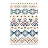 Gardin marockansk stil korta gardiner boho dammtät skåp halvgardin enkel tofs halva för kök garderob dörrdekor