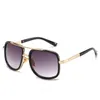 Sunglasses Fashion Big Frame 2023 Square Cool Metal For Men High Quality Vintage WomenSunglasses