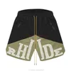 Designer Short Fashion Casual Clothing Shorts de praia Rhude Shorts High Street Sports Casual Calças de praia soltas kanyes Fog 5point Pants Men Joggers Sportswear Outdoor