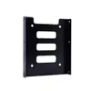 Enclosure Black 2.5" skids For SSD to 3.5" Bay caddy tray Hard Drive HDD Metal Mounting Dock Tray Bracket Adapter converter Enclosure