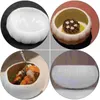 Dinnerware Sets 2 Pcs Sea Urchin Bowl White Tray Seasoning Bowls Soy Sauce Ceramic Ceramics Holders Baby