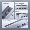 Hubs Orico ClipType USB 3.0 Hub Aluminium EXTERNAL MULTI 4 PORTS ADAPTATEUR USB POUR ACCESSOIRES DE LAPPORT OPRIMATEUR DE BURIS (MH4PU)