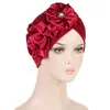 Grande fleur mode femmes musulman Hijab Turban chimio casquette Cancer bandeau écharpe inde perte de cheveux Bonnet chapeau couvre-chef Turbante Mujer