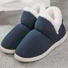 Slippers Home For Men Winter Furry Short Plush Man Slipper Non Slip Bedroom Shoes Couple Soft Indoor Male Boots Soles