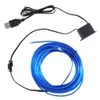 New Automobile LED Atmosphere Light Wire Light Rope Tube Line Flexible Ambient Lampwith Strip Car Interior Lighting Sealant Package