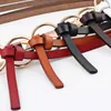 Belts Women Waist Belt Lovely Women's Big Ring Decorated Female Est Design Gold Pin Buckle Solid Genuine Leather Strap