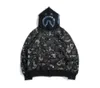 Een baden Een aap nieuwe lichtgevende ruimte camo Shark Parka m maat volledige ritssluiting hoodie