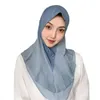 New Big Size Muslim Hijab Jersey Scarf Women Soft Solid Pleated Shawl Headscarf Foulard Femme Musulman Wrap Head Scarves Bandana