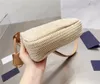 Sacs de paille pour femmes, sac seau, sacs à bandoulière en Nylon, sacs à main avec chaîne Hobos de styliste, petits fourre-tout