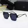 2023 Nuevas gafas de sol de nailon TR Modelo de metal para mujer Gafas de sol de carga puntiagudas Gafas de conducción Mismo estilo Recto dos por uno