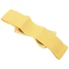 Belts Fashion Women Bowknot Elastic Wide Stretch Buckle Waistband Waist Belt Yellow
