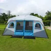 Tendas e abrigos tenda grande de acampamento ao ar livre Big Family barrates 8 10 12 pessoas tenda de festa no acampamento de cabine à prova d'água Anti -UV Marquee Tents 230526