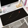 Rustt tafel mat muis pads universum ruimte zonnesysteem planeet mouspad game accessoires mausepad pc gamer gaming laptop mat