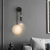 Wandlampen statief houten vloerlamp lees moderne houten veren glasbal