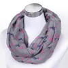 Scarves Women Ladies Fashion Mini Horse Infinity Scarf Snood Runnning Mare Pony Animal Printed Neckerchief Shawl YG295