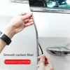 NIEUWE 1PCS Deur Border Scratch Protection Sticker Universal Car Sticker Waterdichte anti-bolletische strip Auto Serden Auto Body Sticker