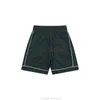 Designer-Shorts für modische Freizeitkleidung, Strandshorts, Rhudes New Coconut Crown Stickerei-Panel mit Kordelzug, High Street, lässig, Sommer, lockere Caprihosen für Herren und Damen