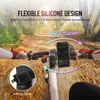 New Safe Bicycle Bracket 360 Rotatable Phone Holder Silicone Pull Type Silicone Support For Mobile Phone Motorcycle Stand Silica Gel