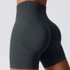 Yoga Outfit Taille Haute Sans Couture Push-Up Shorts Élastique Respirant Pétrissage Fesse Mode Shorts Gym Running Shorts Shorts De Sport Femmes 230526