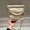 sac de créateur sacs à main de luxe sacs à bandoulière sac poubelle oeuvre métallique chaînes en cuir véritable sac blanc sac à bandoulière sac à main sac fourre-tout pochettes avec boîte