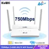 Yönlendiriciler Kuwfi 4G LTE Kablosuz WiFi Yönlendirici 3G 4G SIM WiFi Yönlendirici 2.4G 5.8G Çift Bant 750Mbps LAN WAN ROLEADOR DESTEK 32 Kullanıcı