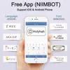 プリンターNiimbot D11ラベルワイヤレスラベルプリンターポケットプリンターポータブルBTサーマルラベルプリンターホームユースオフィス高速印刷プリンター