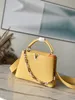 10a toppkvalitetsdesigners kvinnor handväska capucines bb 27 cm axelväska tote kvinnor lyxiga läder koppling påse crossbody väska