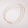 Kedjor Inga Zircon Stone Solid 925 Sterling Silver Cross Chain Halsband 1,0 mm vridmoment för Pendant Rose Gold Women smycken