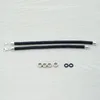 Link Bracelets PolishedPlus Customized Bracelet Titanium Steel Leather Braid Men's Name Beaded Personalized Birthday Gift