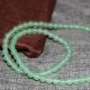 Link bransoletki zielone 6 mm kamienne jade okrągłe koraliki wielowarstwowe Chalcedony unikalne projektowanie biżuterii kobiety 18 cali B2898
