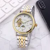 2023 Leather Band Tourbillon Automatic Mechanical Wristwatches Men Watch Drop Shipping Day Date Mens Watches Gifts for Father #4