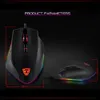Mice Motospeed V80 Gaming Office Mouse PMW 3325 USB Wired 8 Key 5000 DPI Ergonomic RGB Backlit Optical Macro Drive For PC Laptop