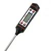 Snabb rostfritt stål BBQ Meat Thermometers Kitchen Digital Cooking Food Probe Hangable Electronic Barbecue Hushållsverktyg 0528