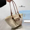 summer basket Straw anagram Shoulder Bag a5 tote handbag hobo mens Designer Fold Shopper bag luxury Stripes womens weave travel Cross body clutch Beach bags 5/28