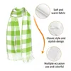 Scarves Autumn Winter Warm Green Checked Plaid Fashion Shawl Tassel Wrap Neck Headband Hijabs Stole