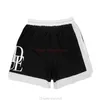 Herr shorts designer kort mode casual klädstrand shorts rhude ss ny färgade sommarmens gränsjoggare sportkläder utomhus fitness runn