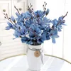 Fiori decorativi 20 teste Bouquet di fiori di seta artificiale Simulazione Pianta di magnolia per la decorazione del soggiorno di casa Matrimonio falso