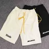 Designer korte mode casual kleding strandshorts Rhude x Mclaren Co merkletterborduurwerk trekkoord puur katoen middenbroek sport hoge stre