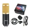 Microfones BM 800 Microfones de áudio profissionais V8 Pro Conjunto de placa de som BM800 Mic Studio Condenser Mic para TV Gravação vocal ao vivo Podcast Per