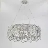 Lustres Moderne De Luxe K9 Bulle Lustre En Cristal Suspendu Éclairage Lustre Plafond Pendentif Luminaires Pour Salon Décoration Lampe