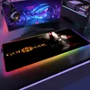 God Of War – tapis de souris pour Gamer, ordinateur portable, tapis de Table, accessoires de bureau longs Xxl LED Xl, clavier de jeu pour Pc, Kawaii RGB