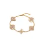 Braccialetti braccialetti a vite del bracciale per unghie Braccialetti per donna bracciale rosa bracciale a forma di cuffia dorata della festa di bracciale di lusso da uomo e da donna