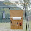 Utomhuspåsar Rektangel camping Tableförvaringsväska Canvas Travel Picnic Organizer Portable Kitchen Leary Supplies